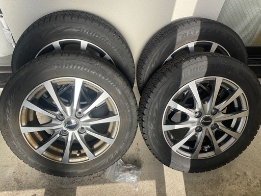 4本セット スタッドレスタイヤ 155/655R14 ブリヂストン