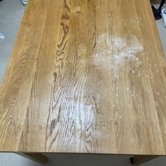無印廃盤人気品⭐︎　無印良品オーク材　ダイニングテーブル　140の画像