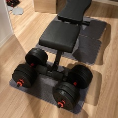 ダンベル、ベンチ