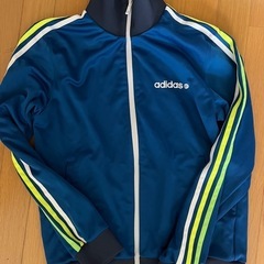 値下げ　ほぼ新品　半額以下adidas アディダス ジャージ Oサイズ　BLUEBEAUT P26887 の画像