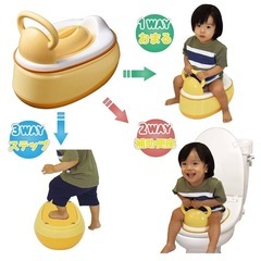 【美品】4WAYおまる　補助便座の画像