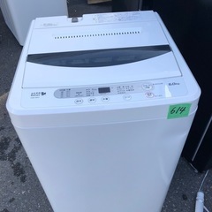 NO 614  ?福岡市内配送設置無料✨?　ヤマダ電機オリジナル　全自動電気洗濯機　(6.0kg) HerbRelax YWM-T60A1