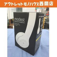 未開封品 modest ヘッドホン ブルートゥース対応 モデスト...