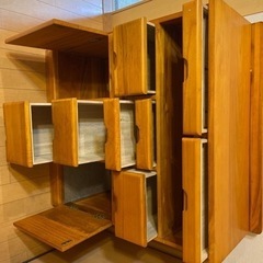 ナチュラルウッド　キャビネットの画像