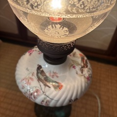 アンティーク卓上ランプの画像
