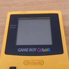 Nintendo GAME BOY COLOR 任天堂 ゲームボーイカラー イエロー CGB-001 ジャンク品 札幌 西区 西野の画像