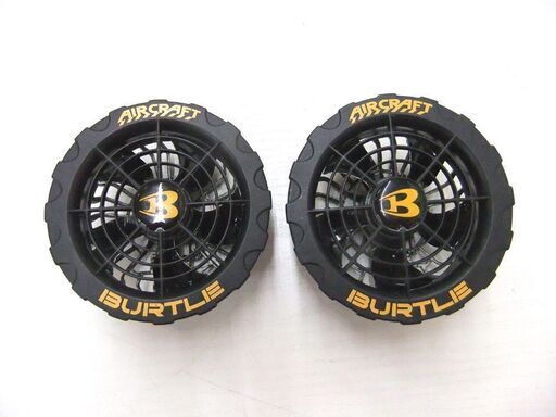 空調服用 ファン BURTLE バートル AIRCRAFT AC360-19V ファン×2個 バッテリー×1個 セット 中古 厚別店