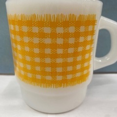 【愛品館江戸川店】ファイヤーキング ギンガムチェックマグ イエロ...