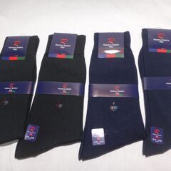 メンズソックス　黒・紺　Roberta Baldini Ital...