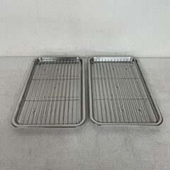 ステンレス製バット 油切りバット 店舗 厨房用品 フライヤー 揚げ物 業務用 飲食店 まとめ売り Y0437の画像