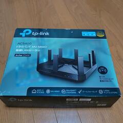 極美品　Wi-Fi　無線LANルーター　tp−link   C5400  T9UH     セット　超高速  高機能  多機能  ゲーミングにもの画像