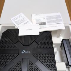 極美品　Wi-Fi　無線LANルーター　tp−link   C5400  T9UH     セット　超高速  高機能  多機能  ゲーミングにもの画像