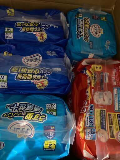 【未使用/新品】大人用おむつ　詰め合わせ　5点