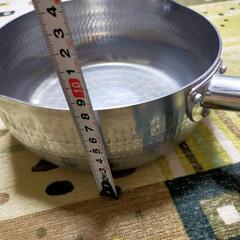 アルミ鍋　行平鍋　片手鍋 20cm 木製持ち手の画像