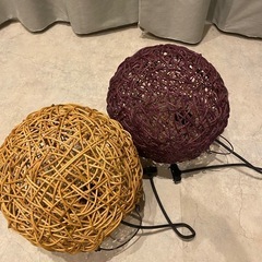 ラタン　ペンダントライト