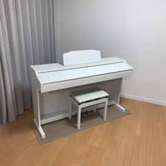 Roland RP501R ホワイト2020年製電子ピアノ　椅子付き