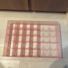 タンス 収納 仕切りケース ピンクの画像