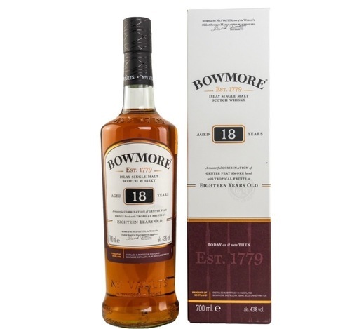 【新品未開封・箱付】ボウモア 18年 BOWMORE ウイスキー シングルモルト アイラ　700ml