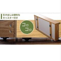 収納つきシングルベッド　の画像