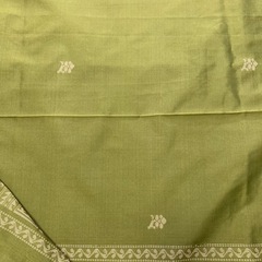 インドシルクサリー　オリーブ色の画像