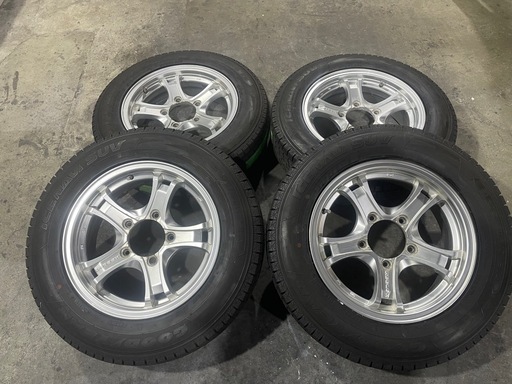 購入者決まりました‼️ジムニー用アルミタイヤセットバリ溝