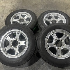 購入者決まりました‼️ジムニー用アルミタイヤセットバリ溝