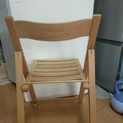 無印良品　折りたたみ椅子の画像