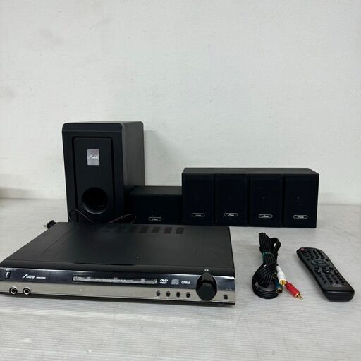 【fuze】 DVDプレイヤー ホームシアター スピーカーセット DVDC290C リモコン付き Y0442