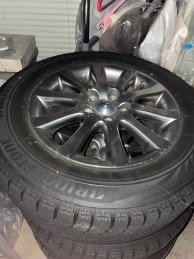 スタッドレスタイヤ　16インチ　205/65R16　トヨタ　純正　アルミホイール　冬タイヤ　ブリヂストン　ＶＲＸ　中古