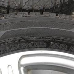 【終了】スタッドレス、ホイルつき 165/65R14 4本セットの画像