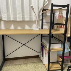 棚付きデスク