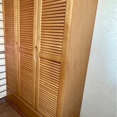 〈お取引完了〉木製 洋服箪笥、衣装箪笥の画像