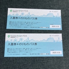 城島高原パーク　入園券＋のりものパス券
