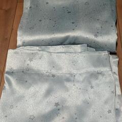 【ご購入者決定】美品✨　ニトリ　遮光　遮熱　カーテン2枚組　水色...
