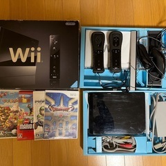 Wii本体とソフト5本