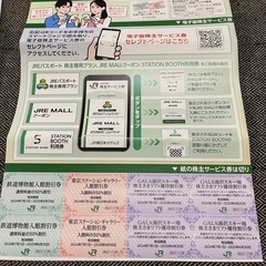 予約済み、JR東日本　株主優待割引券の画像