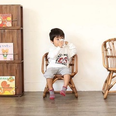 美品キッズラタンチェアの画像