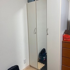 鏡付きクローゼット
