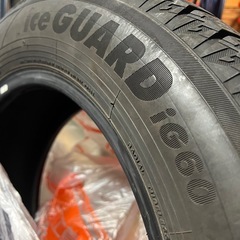 【決まりました】ライズ、ロッキー等　スタッドレス20年製　7〜8部山　ヨコハマアイスガード6 iG60 195/65R16 4本の画像