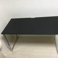 ニトリ黒机　金属フレーム