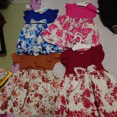 春生まれくらいの女の子用の服達です(*^^*)の画像