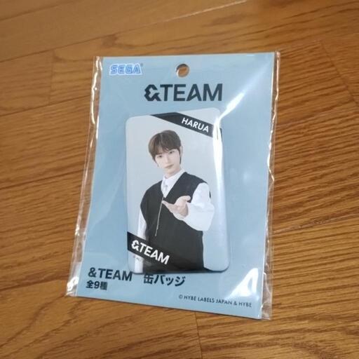 【未開封】\u0026TEAM缶バッジ HARUA