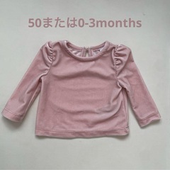 【1回のみ着用】Baby GAPベロア　トップス 0-3m