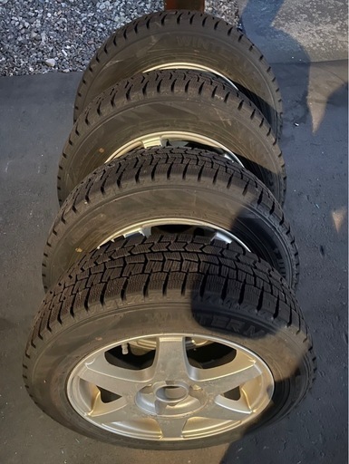 175/65R15 　ダンロップ　アルミ付きスタッドレスタイヤ