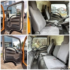 H19年いすゞエルフAT車！アルミウイング車！ウィング左右動作確認済み！新明和製、格納式パワーゲート付き！アルミバン、の画像