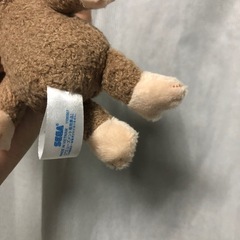 おさるのジョージぬいぐるみキーホルダーの画像