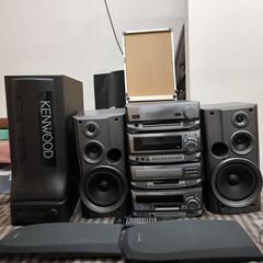 KENWOODケンウッド/A-H5/DP-MH5/DM-H5/C-H7/コンポ オーディオ　＋　SW-9スーパーウーファーの画像
