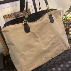 MOSCHINO モスキーノ　リバーシブル　トートバッグ　ブラック ベージュ 肩掛け◎の画像