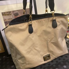 MOSCHINO モスキーノ　リバーシブル　トートバッグ　ブラック ベージュ 肩掛け◎の画像