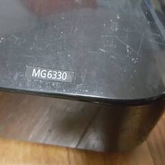 Canon キャノン MG6330 ブラック インクジェット複合機 本体のみ（インクカートリッジ無し）通電確認のみ　ジャンクにての画像